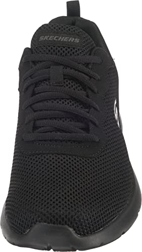 Skechers Men's Dynamight 2.0 Rayhill Trainers, Black Mesh Pu Trim, 9.5 UK
