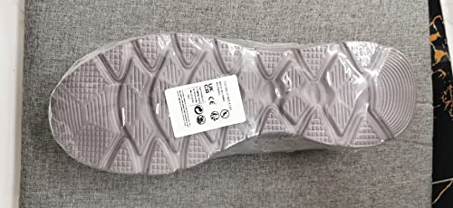 CAIQDM Mens Trainers Running Shoes Leisure Sneakers Mesh Walking Gym Tennis Shoes Lightweight Breathable Sports Outdoor Fitness Jogging Grey 9 UK