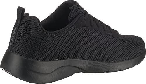 Skechers Men's Dynamight 2.0 Rayhill Trainers, Black Mesh Pu Trim, 9.5 UK