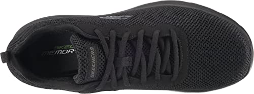 Skechers Men's Dynamight 2.0 Rayhill Trainers, Black Mesh Pu Trim, 9.5 UK