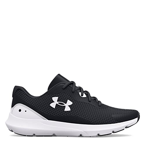 Under Armour Men's UA Surge 3 Running Shoe, Black , 10 UK