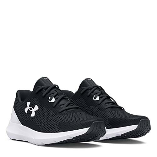 Under Armour Men's UA Surge 3 Running Shoe, Black , 10 UK
