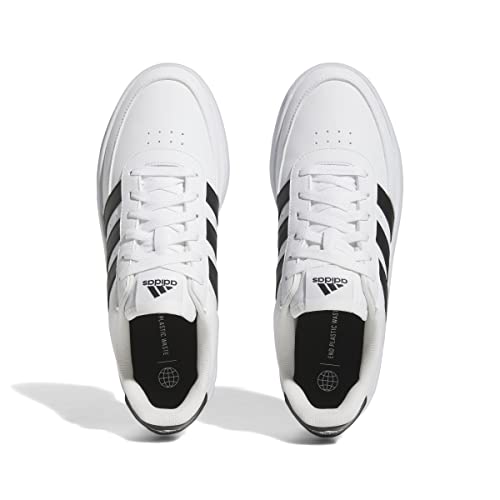adidas Men's Breaknet 2.0 Trainers, Ftwr White/Core Black/Ftwr White, 9 UK