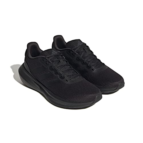 adidas Men's Runfalcon 3.0 Sneaker, core Black/core Black/Carbon, 10 UK