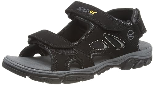 Regatta Men's Marine Web Sandal, Black, 13 UK