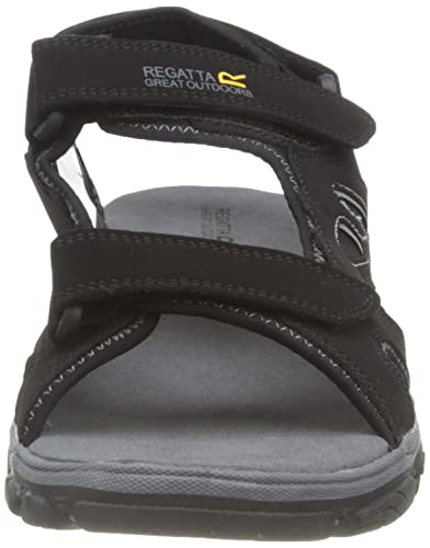 Regatta Men's Marine Web Sandal, Black, 13 UK