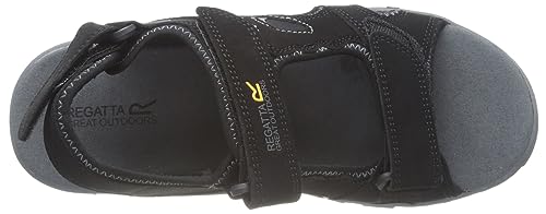 Regatta Men's Marine Web Sandal, Black, 13 UK