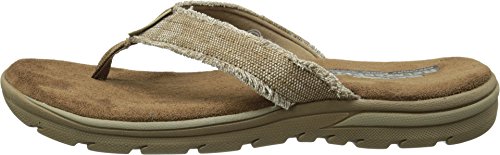 Skechers Mens Supreme - Bosnia Thong Sandals 64152 Beige (Tan) 7 UK, 41 EU