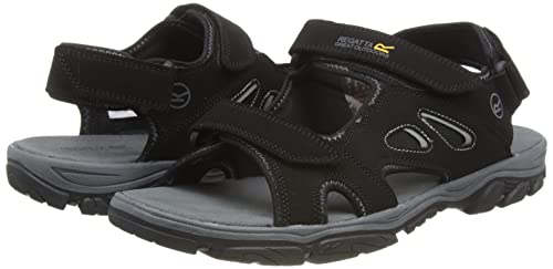 Regatta Men's Marine Web Sandal, Black, 13 UK