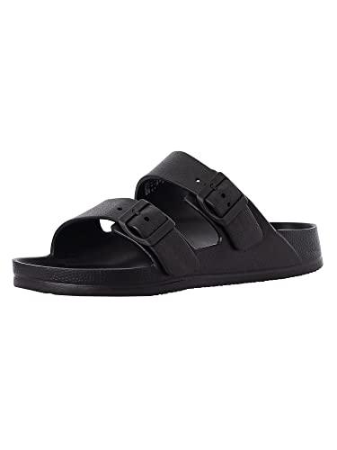 Regatta Men's Brooklyn Double Strap Sandals, Black, 8 UK