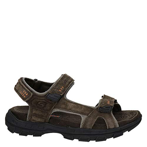 Skechers Men's Louden Fisherman Sandal, Brown, 10 UK