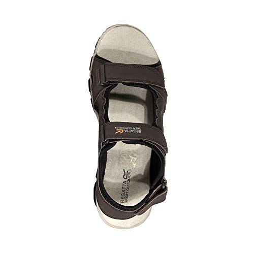 Regatta Mens Holcombe Vent Strappy Hook & Loop Walking Sandals - 10 UK