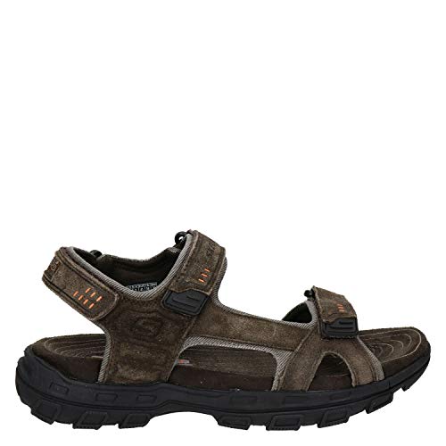 Skechers Men's Louden Fisherman Sandal, Brown, 10 UK