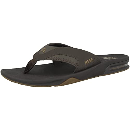 Reef Men's Fanning Sandals, Brown (Brown/Gum), 8 UK