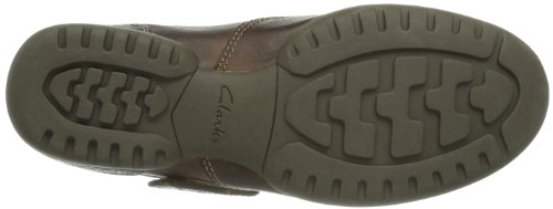Clarks Men's Recline Open Sandals - Brown Braun/Mahogany Leather, 8 UK