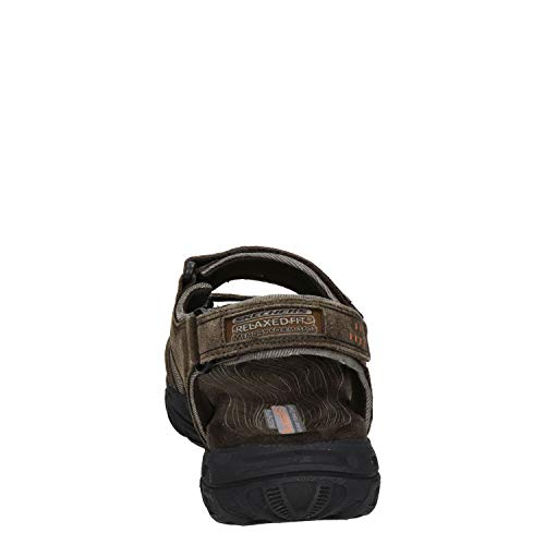 Skechers Men's Louden Fisherman Sandal, Brown, 10 UK