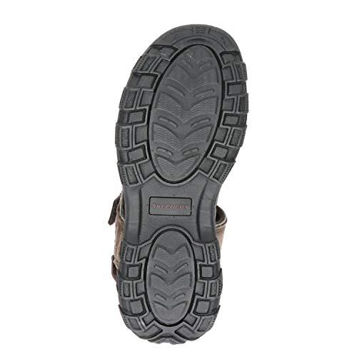 Skechers Men's Louden Fisherman Sandal, Brown, 10 UK