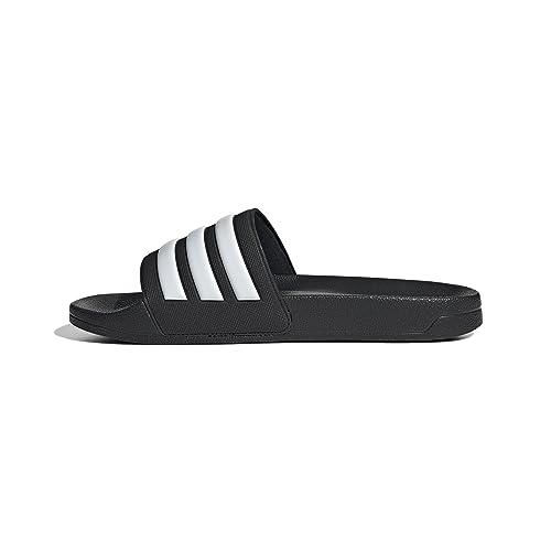 adidas Men's Adilette Shower Sandal, Core Black Ftwr White Core Black, 12 UK