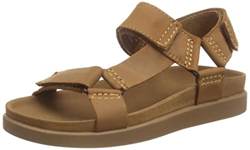 Clarks Men's Sunder Range Sandal, Tan Leather, 9 UK