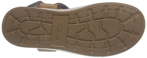 Clarks Men's Sunder Range Sandal, Tan Leather, 9 UK