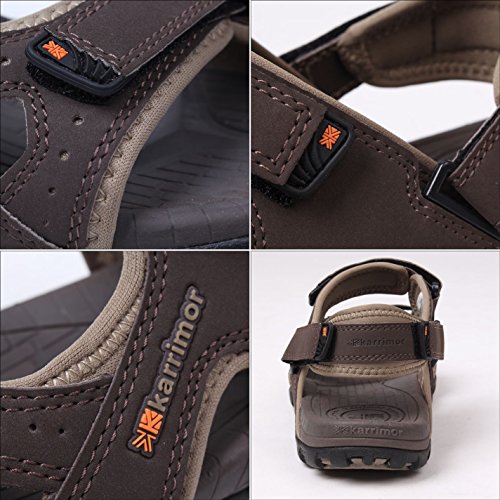 Karrimor Mens Antibes Sandals Summer Shoes - Brown - 14
