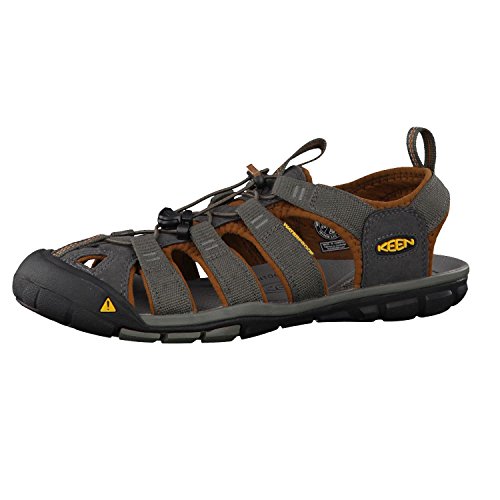 KEEN Men's Clearwater CNX Sandal, Brown Raven Tortoise Shell, 9 UK