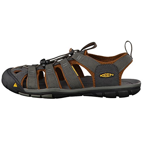 KEEN Men's Clearwater CNX Sandal, Brown Raven Tortoise Shell, 9 UK