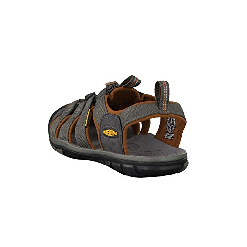 KEEN Men's Clearwater CNX Sandal, Brown Raven Tortoise Shell, 9 UK