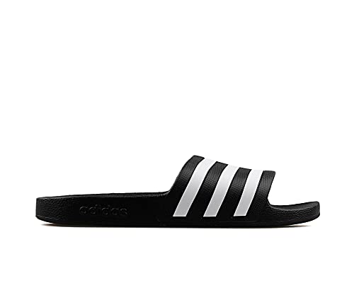 adidas Unisex Adilette Aqua Slides, Core Black/Ftwr White/Core Black, 10 UK
