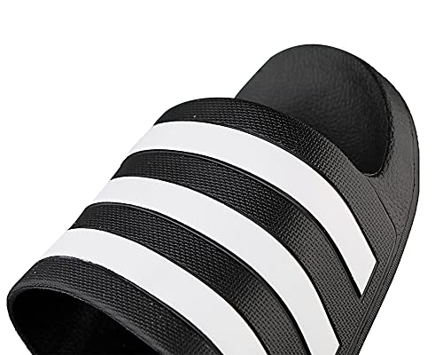 adidas Unisex Adilette Aqua Slides, Core Black/Ftwr White/Core Black, 10 UK