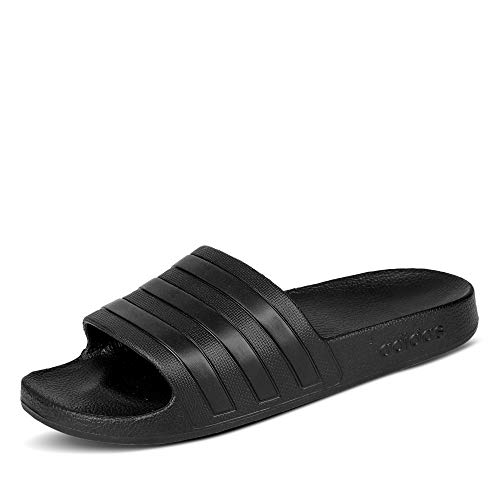 adidas Men's Adilette Aqua F35550 Slide Sandal, Core Black 000, 10 UK
