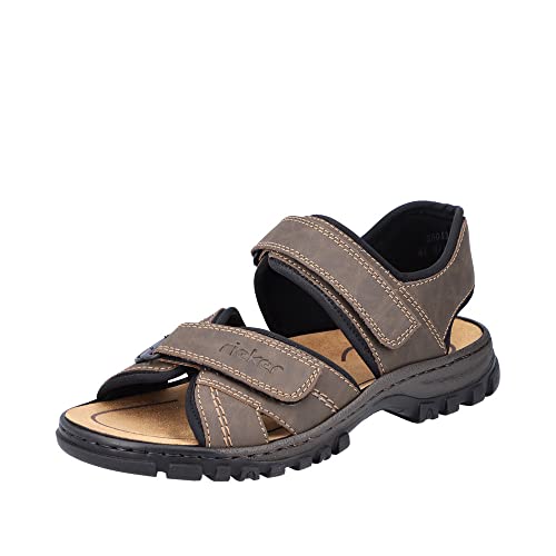 Rieker Men's 25051 Sandals,Brown, 9.5 UK