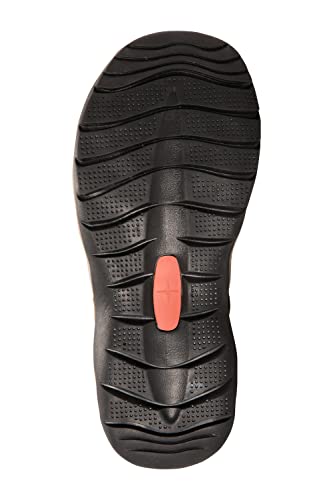 Mountain Warehouse Bay Reef Mens Shandals - Synthetic Upper Shoes, Neoprene Lining Sandals, Lightweight, Cushioned Foam Footwear - for Walking, Beach, Travelling Brown 7 UK