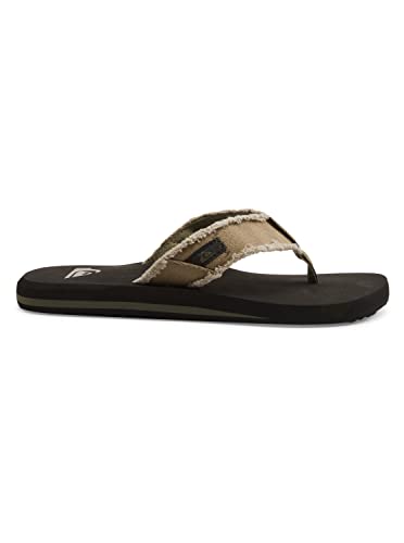 Quiksilver Men's Monkey Abyss Sandals, Black Green Black Brown , 42 EU