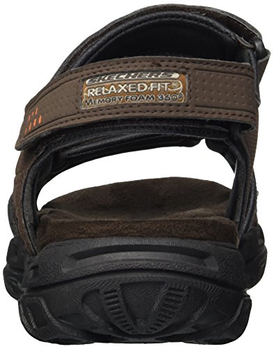 Skechers Men's Garver-Louden Fisherman Sandal, Brown, 11 UK
