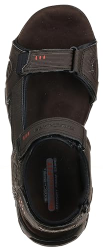 Skechers Men's Garver-Louden Fisherman Sandal, Brown, 11 UK