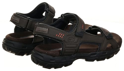 Skechers Men's Garver-Louden Fisherman Sandal, Brown, 11 UK