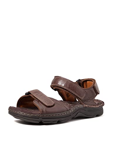 Clarks Men's Atl Part Sandals, Braun (Dark Brown Lea), 9 UK