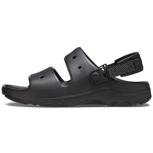 Crocs Unisex Classic All-Terrain Sandal, Black, 11 MEN / 12 WOMEN