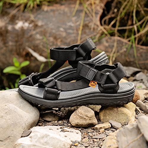 Lakeland Active Men's Stonethwaite Adjustable Outdoor Walking Trekking Sandals - Black - 9
