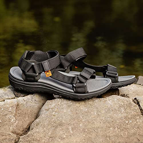 Lakeland Active Men's Stonethwaite Adjustable Outdoor Walking Trekking Sandals - Black - 9
