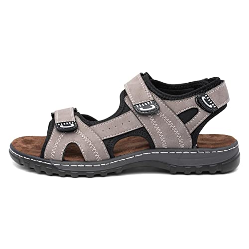 Hobos Edmund Mens Brown Sporty Easy Fasten Sandal - Size 13 UK - Brown