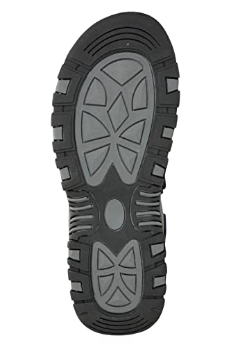 Mountain Warehouse Z4 Mens Sandals - Neoprene Lining Shoes, Hook & Loop Strap, Phylon Midsole Beach Shoes, Suede Upper - For Spring Summer Travelling, Walking Petrol Blue 8 UK