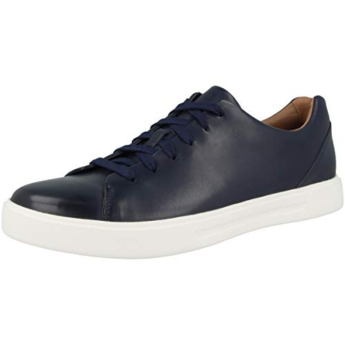 Clarks Men's Un Costa Lace Sneaker, Blue Navy Leather, 9 UK