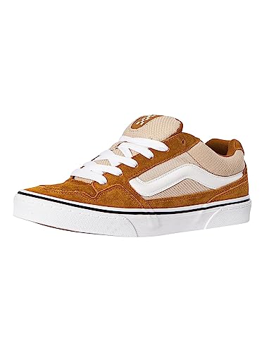 Vans Men's Caldrone Sneakers Suede/Mesh Golden Brown, 9.5