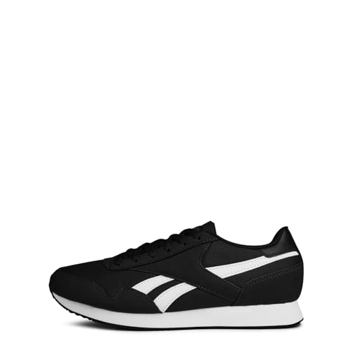 Reebok Unisex Royal Classic Jogger 3 Sneakers, Black White Black, 9 UK
