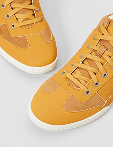 Timberland Men's Split Cupsole Oxford Basic Sneakers, Wheat Nubuck, 8 UK
