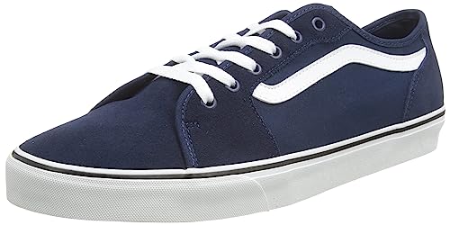 Vans Men's Filmore Decon Sneaker, (Suede/Canvas) Dress Blues/wht, 10 UK