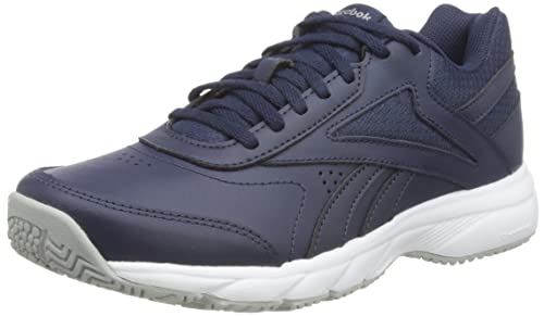 Reebok Men's Work N Cushion 4.0 Sneakers, Vector Navy/Pure Grey 3/FTWR White, 9 UK