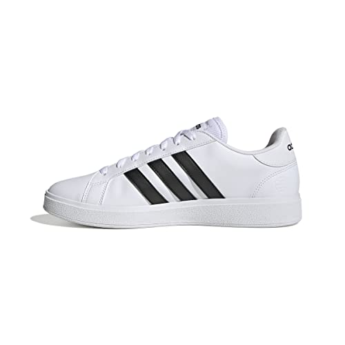 adidas Men's Grand Court Td Lifestyle Court Casual Sneakers, Ftwr White Core Black Ftwr White, 7.5 UK